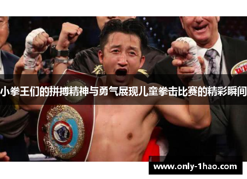 小拳王们的拼搏精神与勇气展现儿童拳击比赛的精彩瞬间
