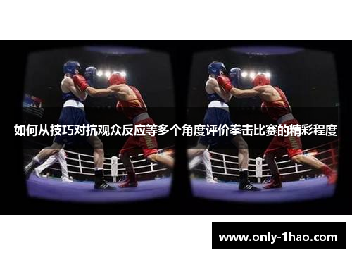 如何从技巧对抗观众反应等多个角度评价拳击比赛的精彩程度
